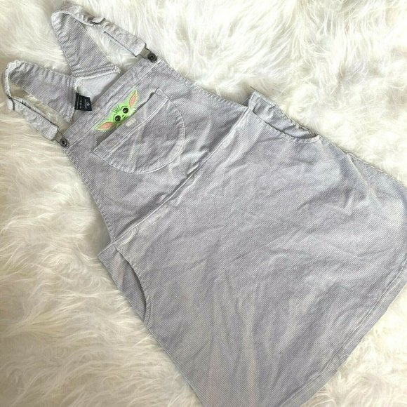 Star Wars Dresses & Skirts - Star Wars Her Universe Overall Yoda Gray Corduroy